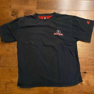 Vintage 90s Y2K uga Georgia bulldawgs starter t shirt size xl